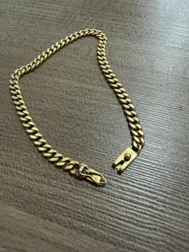 Pulseira de Ouro Gourmet 18k MACIÇA