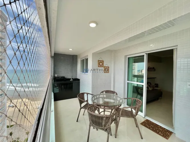 Apartamento com vista mar à venda em Praia Grande com 2 quartos, 1 vaga e 82m²