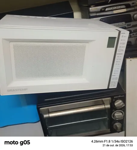 Microondas Brastemp e Forninho Elétrico Britânia 110v