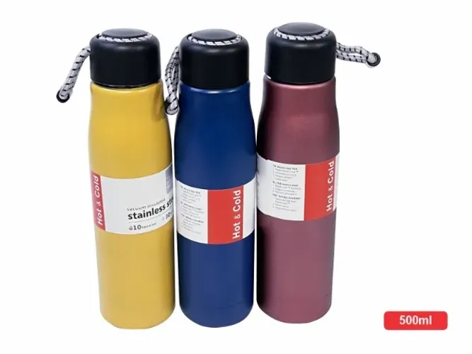 GARRAFA TERMICA ACO INOX COLOR 500ML