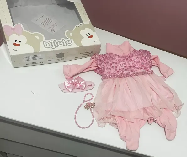 Saída maternidade luxo menina