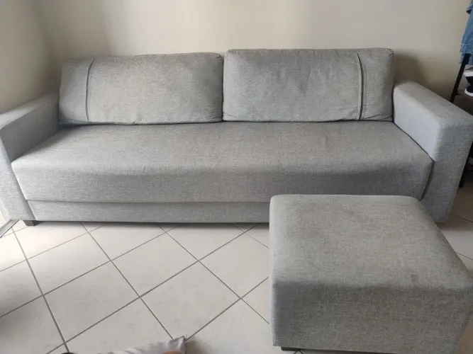 Sofá com puff