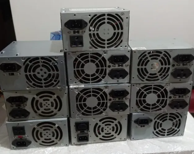 Kit com 10 fontes atx antigas 