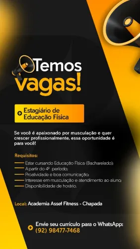 ESTAGIÁRIO DE EDUCAÇÃO FÍSICA