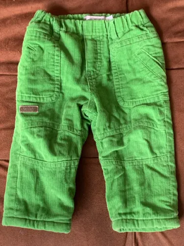 Calça quentinha e estilosa de bebê acolchoada 3 a 6 M