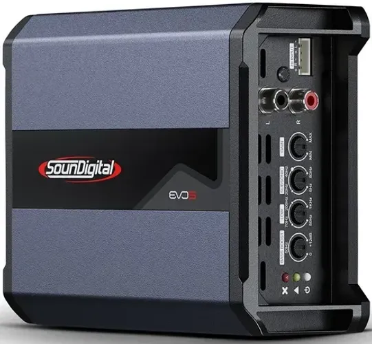 Módulo SounDigital 800.1 EVO 5 + Fonte Automotiva Stetsom 40A