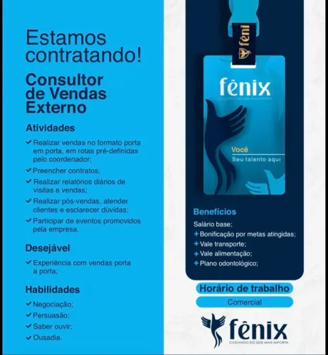 Vaga Vendedora Externa - Vendas Porta a Porta | Salário + Bonificação