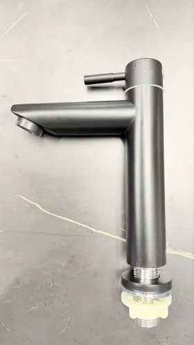 Torneira Monocomando para Banheiro Preta Fosca - Moderna | Nova