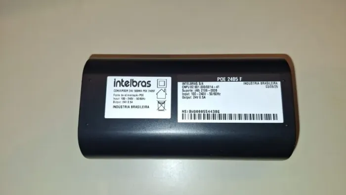 Fonte Injetora PoE Passivo Intelbras POE 2405 F