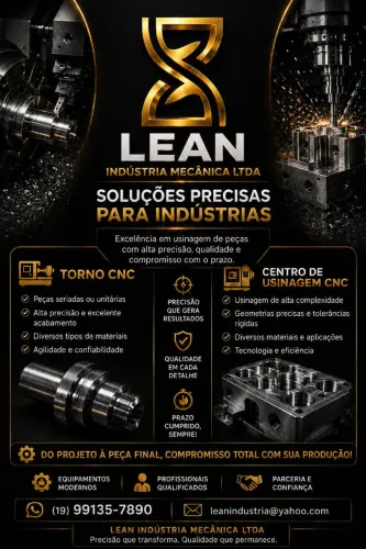 Temos horas disponíveis para Torno e Centro de Usinagem CNC.