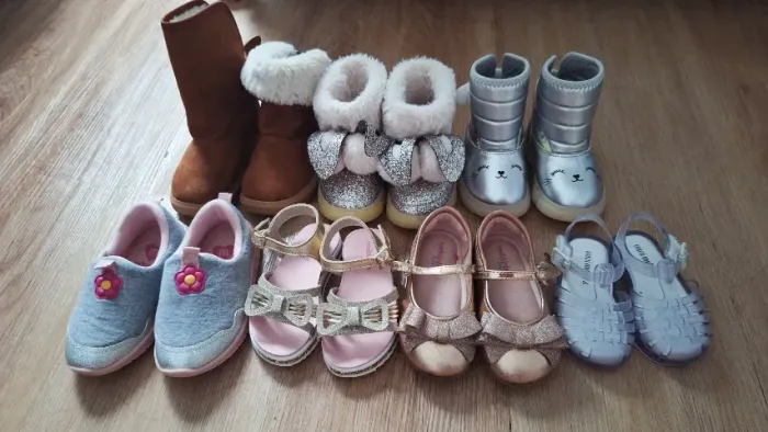 Lote calçados bebe menina- molekinha, melissa