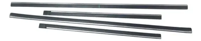Kit Friso Lateral 4pçs Chevrolet Caravan 1887 1888 1889 Preto