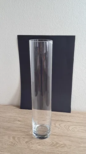 Vaso de Vidro Cilíndrico