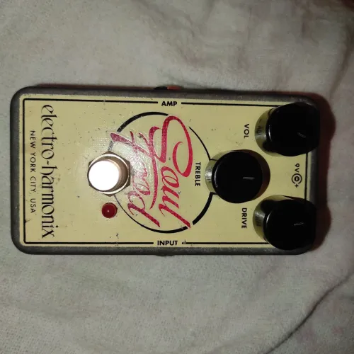 Pedal de drive transparente soul food,electro harmonix