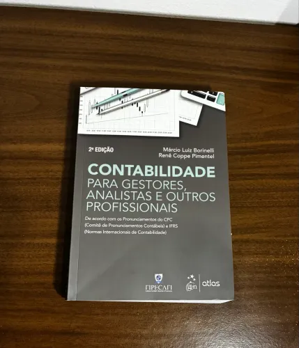Contabilidade para Gestores, Analistas e Outros Profissionais - 2ª Edição/Excelente Estado