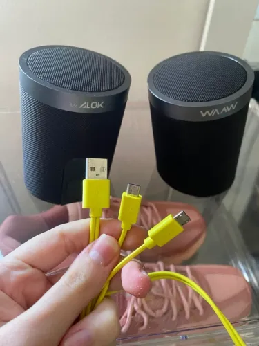 CAIXA DE SOM WAAW BY ALOK US 200SB DUO TWS BLUETOOTH