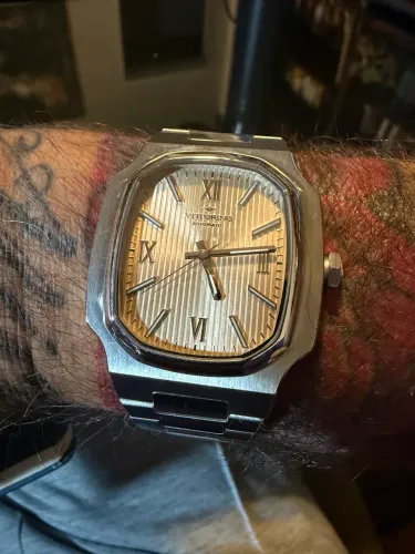 Vittorino Masterpiece Oro Automático 38mm - Full Set - Microbrand Brasileira