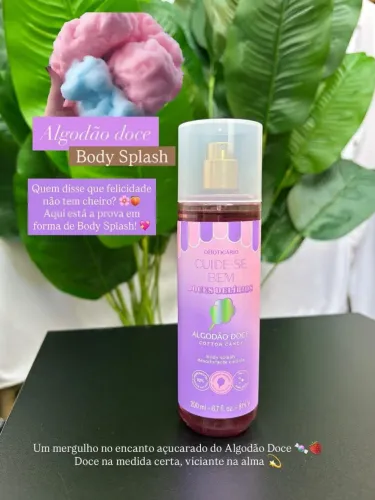 body splash o boticário algodão doce 200ml