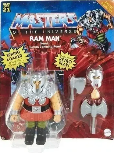 Ram Man Deluxe (gvl78) Masters Of The Universe Aríete Mestres do universo motu