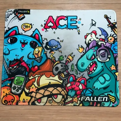Mousepad gamer fallen ace speed++ médio (36x30cm)