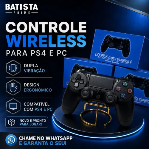 Controle de PS4 E PC