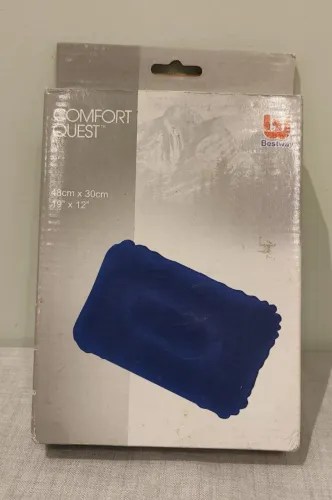 Kit 2 Travesseiros Infláveis Aveludados Bestway Comfort Quest