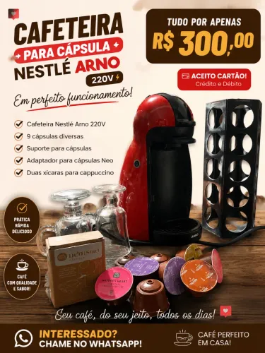 Cafeteira Dolce Gusto Arno