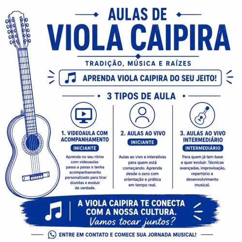 Aulas de viola caipira