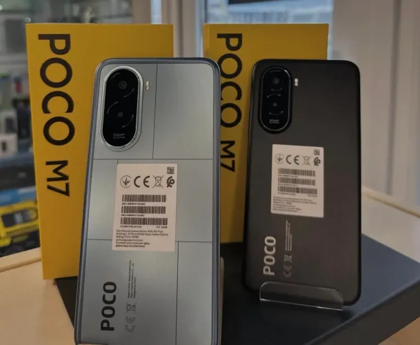 Celular Poco M7 256GB 08GB RAM Prata Preto Lacrado Entregamos Grátis