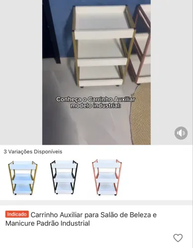 Carrinho auxiliar