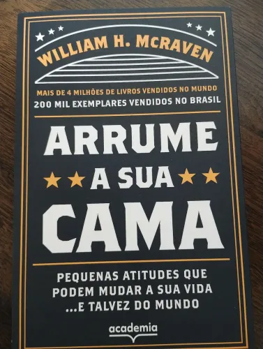 Livro Arrume sua cama