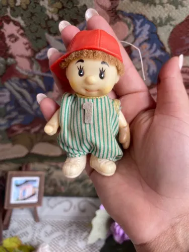 boneco antigo anos 70 promocional walkman