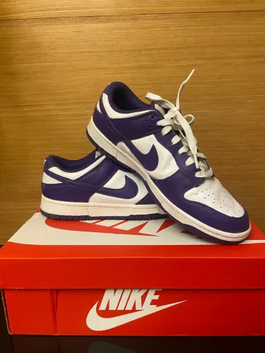 Nike Dunk Low Court Purple Branco e Roxo Original