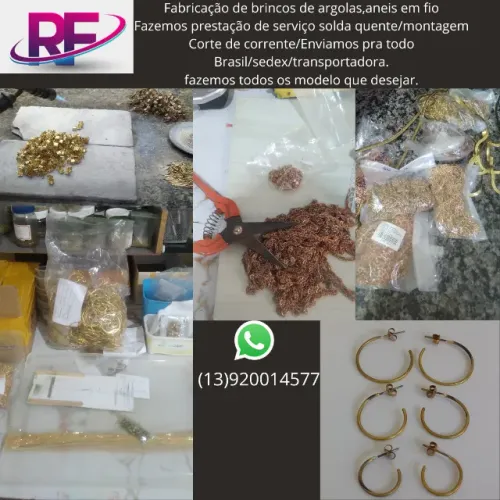 fabricação de bijuterias no bruto