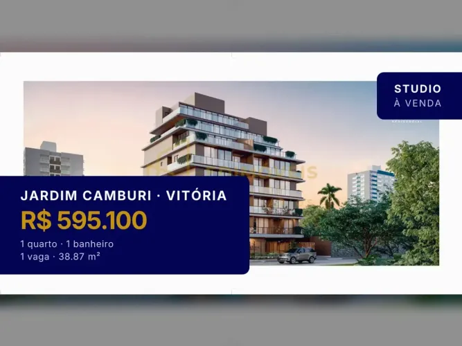 Seu Novo Lar: Studio com Garden em Jardim Camburi - ARIAH Residencial