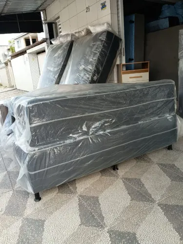 Cama box de casal e solteiro