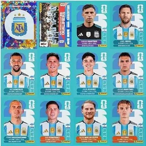 Vendo todas as figurinhas da copa 2026