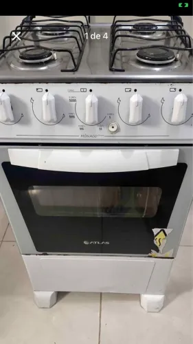 Fogão preparado