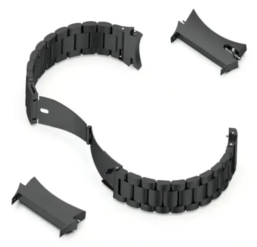 Pulseira Aço para Samsung Galaxy Watch 4 - preto