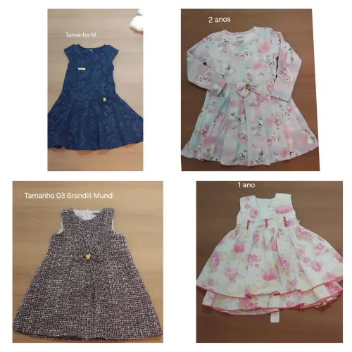Diversas Peças para meninas (de bebê ao tamanho 3/4). Excelente estado. R$ 30,00 cada