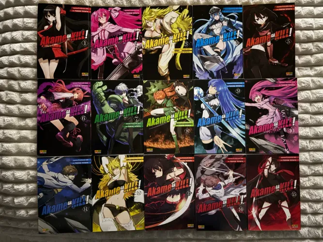 Akame ga kill manga completo 1 ao 15