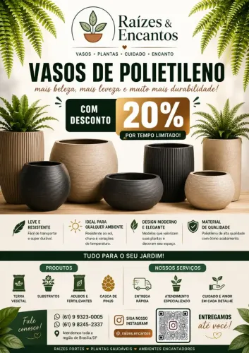 Vasos de Polietileno 20% OFF