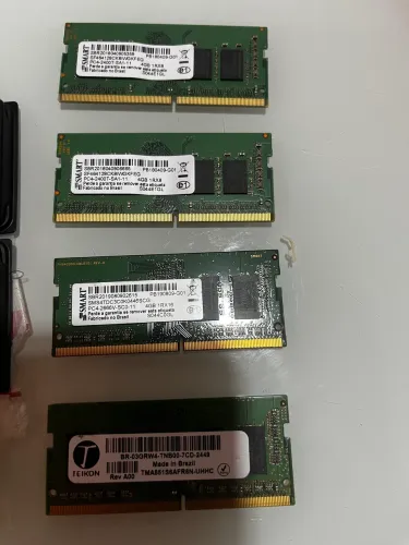 Kit de memória de notebook ddr4