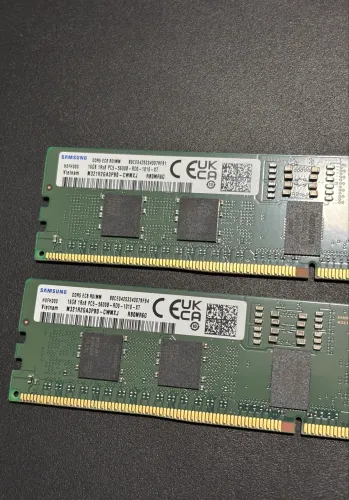 Memória Samsung 2X 16GB DDR5 5600MHz ECC RDIMM (SERVIDOR)