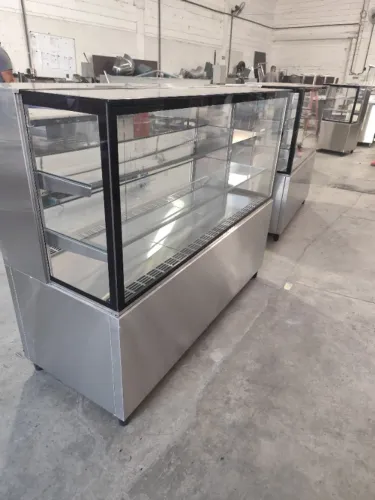 Vitrine refrigerada inox 1200×600×1250 (expositora) 
