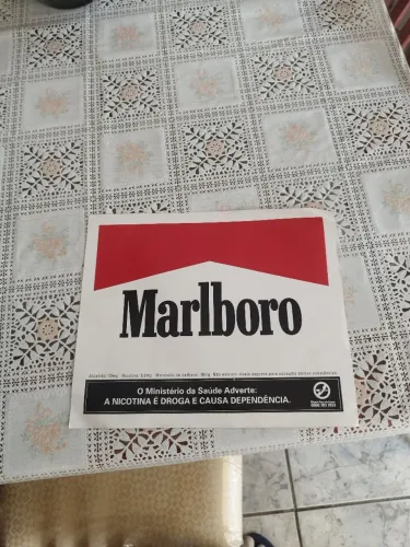 Adesivo Original dos anos 90 Marlboro 15cm x 15 cm