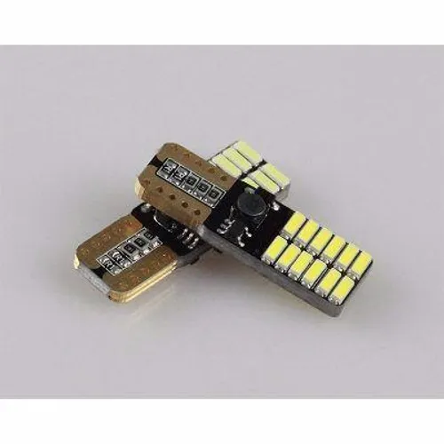 Par Pingo T10 24 Led Smd Samsung Terminal Em Ouro Cambus