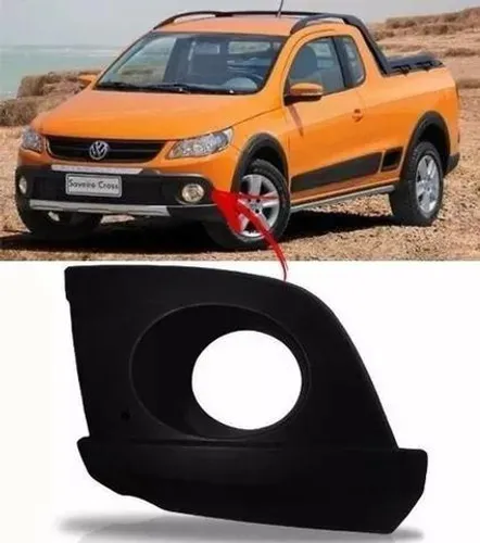 Grade Moldura Milha Saveiro Cross Gol Rallye G5 Esquerdo
