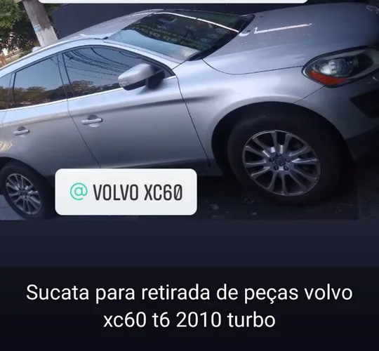 Sucata volvo xc60 t6 10 para retirada de peças