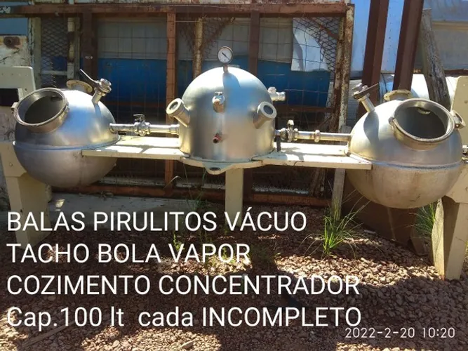 Autoclave Chiller inox Despolpadeira Misturador Dispersor Encamisado Vapor
